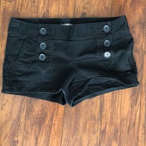 Express black shorts